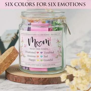Uplifting Bible Verses Jar for Mom's Special Moments