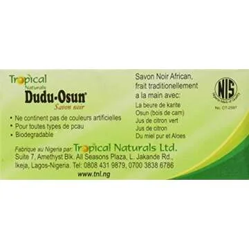 Dudu Osun Black Soap - Tropical Naturals Pure Skin Care 3-Pack