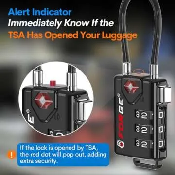 Secure Your Belongings with TSA Approved Cable Luggage Locks