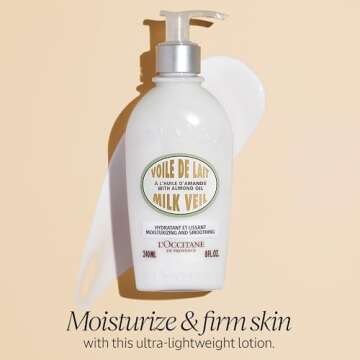 L’OCCITANE Almond Milk Veil: Infused with Almond Oil, Softening, Visibly Firmer-Looking Skin, 24-Hour Hydration*