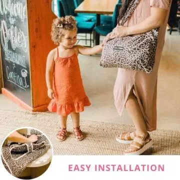 Shopping Cart Cover for Babies- Baby High Chair Cover Restaurant- Shopping Cart Covers for Baby Girl- Grocery Cart Cover for Baby- 7 in 1 Fold & Carry Compact Baby Shopping Cart Cover w/Phone Pocket