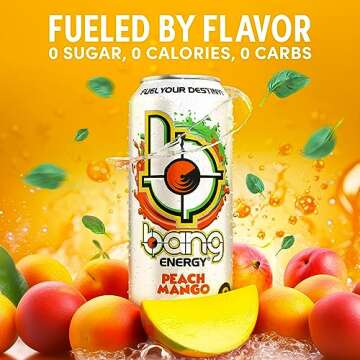 Bang Energy Peach Mango - Sugar-Free Energy Boost