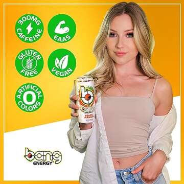 Bang Energy Peach Mango - Sugar-Free Energy Boost