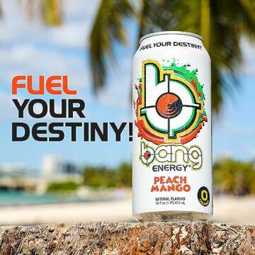 Bang Energy Peach Mango - Sugar-Free Energy Boost