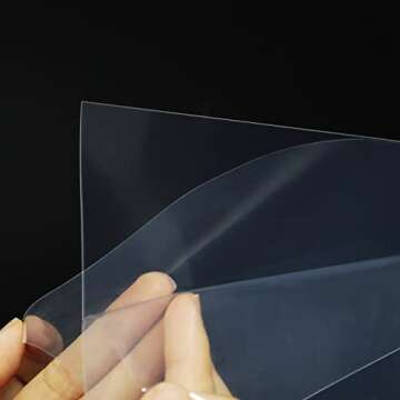 ELEGOO 5PCS FEP Release Film 130x200 MM 0.15mm Thickness Compatible for ELEGOO Mars LCD 3D Printer/Mono 2