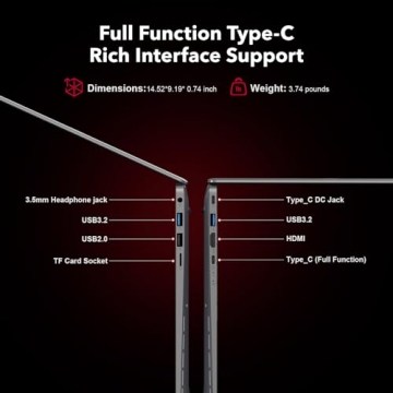 High Performance ACEMAGIC Gaming Laptop with 16GB RAM