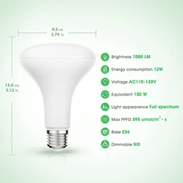 Briignite LED Grow Light Bulb for Healthier Indoor Plants