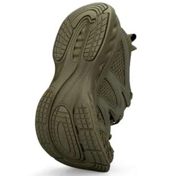 Pujcs Men's Slip on Running Shoes Running Comfortable Tennis Shoes Lightweight Athletic Gym Workout Shoes Breathable Fashion Sneakers Green 8