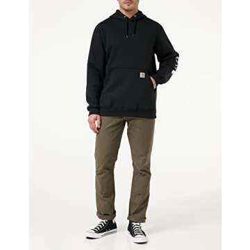Carhartt Men's Loose Fit Midweight Logo Sleeve Graphic Sweatshirt (Also Available in Big, Black, 4X-...