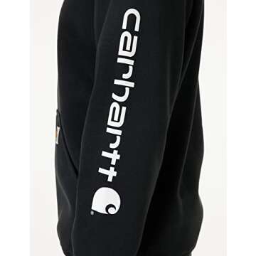 Carhartt Men's Loose Fit Midweight Logo Sleeve Graphic Sweatshirt (Also Available in Big, Black, 4X-Large Tall