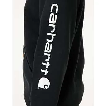 Carhartt Men's Loose Fit Midweight Logo Sleeve Graphic Sweatshirt (Also Available in Big, Black, 4X-Large Tall