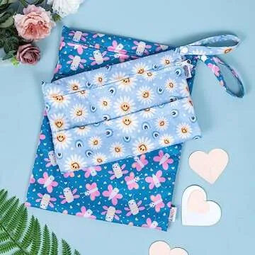 ALVABABY Waterproof Wet Dry Bags with Zippered Pockets