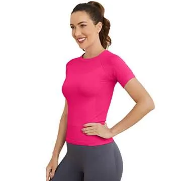 MathCat Seamless Workout Tops for Women - Comfortable & Stylish