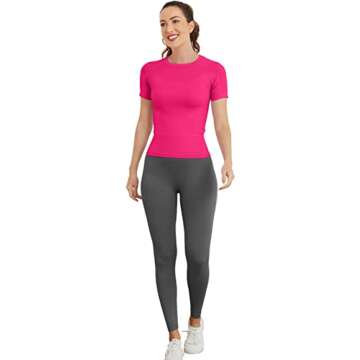 MathCat Seamless Workout Tops for Women - Comfortable & Stylish