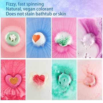 Handmade Bath Bombs Gift Set for Relaxation and Fun