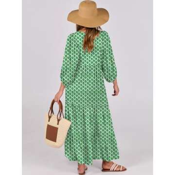 Stylish ANRABESS Women's Boho Maxi Dress for Every Occasion