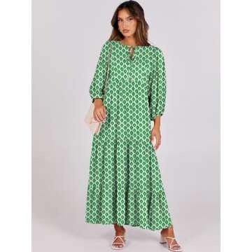 Stylish ANRABESS Women's Boho Maxi Dress for Every Occasion