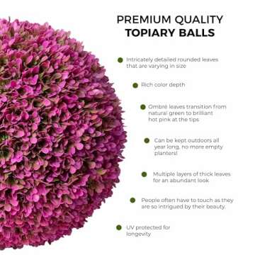 Buy 365 Curb Appeal 23" XL Topiary Balls - Easy & Elegant