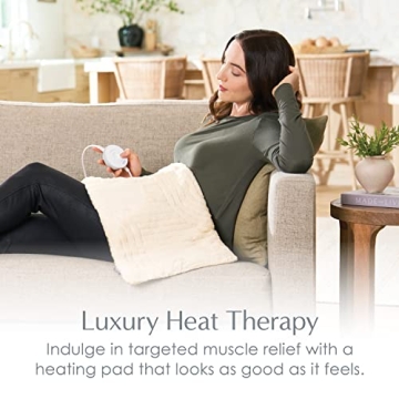 Pure Enrichment PureRadiance Luxury Heating Pad for Pain Relief