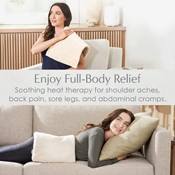 Pure Enrichment PureRadiance Luxury Heating Pad for Pain Relief
