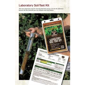 Whitetail Institute Laboratory Soil Test Kit, Ensures The Most Successful Deer Food Plot Possible, P...