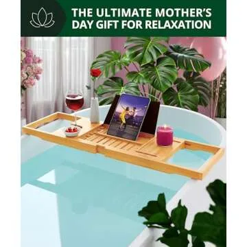 Premium Foldable Bathtub Tray for Spa Experience