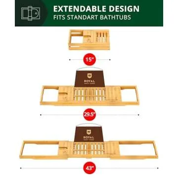 Premium Foldable Bathtub Tray for Spa Experience