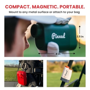 Pinned Prism+ Rangefinder Golf Gift | Tournament Legal & Rechargeable