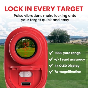 Pinned Prism+ Rangefinder Golf Gift | Tournament Legal & Rechargeable