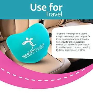 Post Breast Cancer Surgery Recovery Pillow - Post Heart and Mastectomy Surgery Pillow - Pillow for After Surgery for Sleeping - Post Breast and Heart Surgery Recovery Gifts for Women