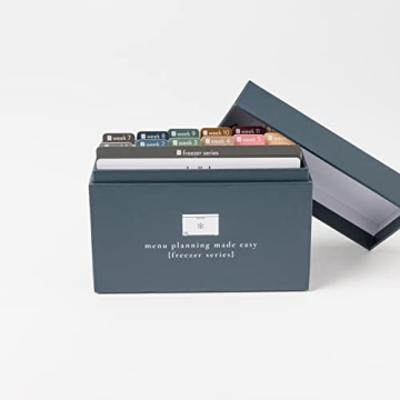 Meal Planner with 72 Recipe Cards for Quick Healthy Meals