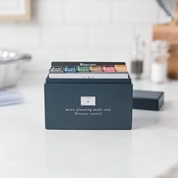 Meal Planner with 72 Recipe Cards for Quick Healthy Meals