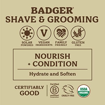 Badger After-Shave Organic Face Oil for Men - Hydrating & Soothing