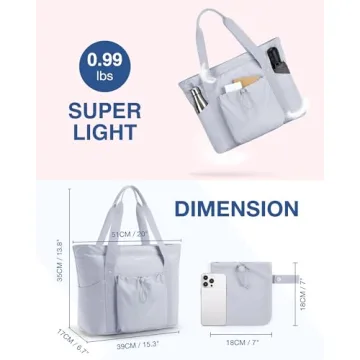 Versatile Tote Bag for Travel and Work by BAGSMART