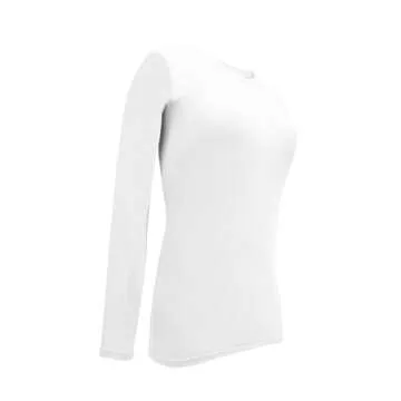 Natural Uniforms Women's Long Sleeve Crew Neck T-Shirt