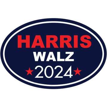 Support Democratic Leaders with Harris Walz 2024 Car Magnet