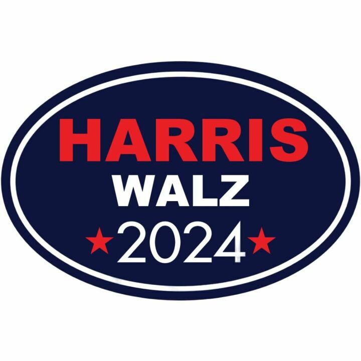 Harris Walz 2024 Car Magnet - Show Your Support!