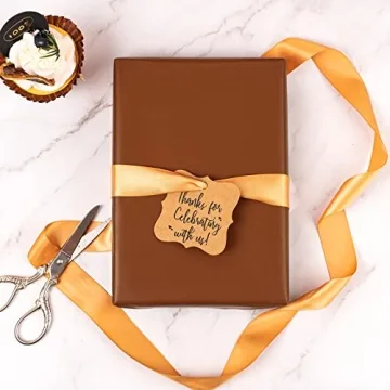 Elegant Chocolate Brown Wrapping Paper for Parties