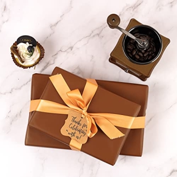 Elegant Chocolate Brown Wrapping Paper for Parties