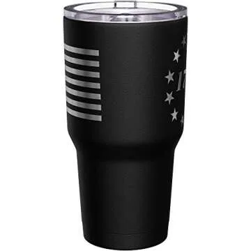 1776 Betsy Ross Flag Double Insulated Travel Mug