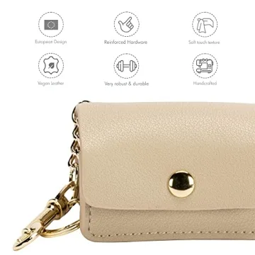 Stylish Vegan Leather Waste Bag Holder by Nina Woof