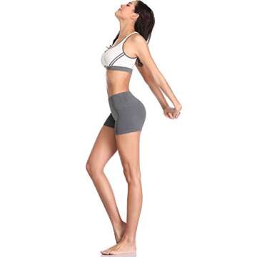 CADMUS High-Waisted Spandex Shorts - 3 Pack for Women