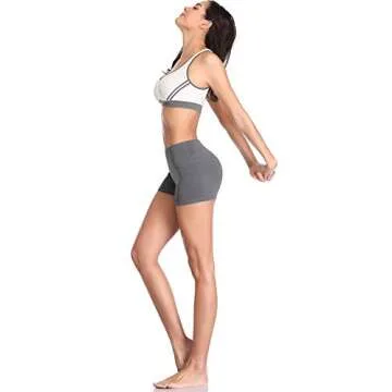 CADMUS High-Waisted Spandex Shorts - 3 Pack for Women