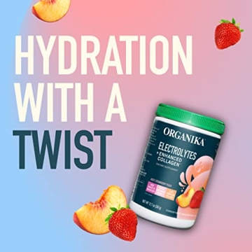 Organika Electrolytes with Collagen - Sugar-Free Hydration
