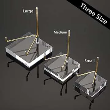 Hipiwe Acrylic Display Stand for Small Collectibles