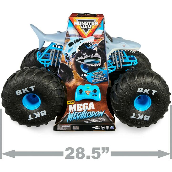 Mega Megalodon Remote Control Monster Truck for Kids