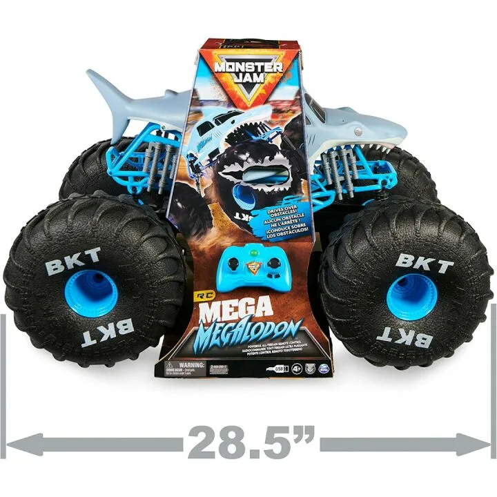 Mega Megalodon Remote Control Monster Truck for Kids