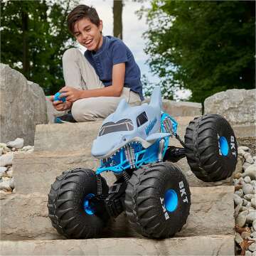 Mega Megalodon Remote Control Monster Truck for Kids