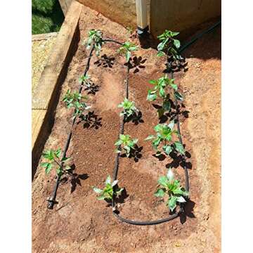 Rocky Mountain Goods Flat Soaker Hose 25 ft - Heavy Duty Double Layer Design - Saves 90% Water - Consistent Drip Throughout Hose - Leakproof Guarantee - Garden/Vegetable Safe