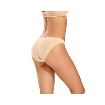 Voenxe Women Seamless Bikini Underwear Comfortable 5-Pack